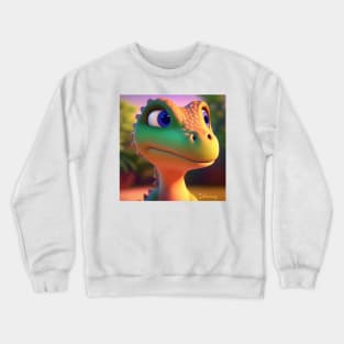 Baby Dinosaur Dino Bambino - Johny Crewneck Sweatshirt